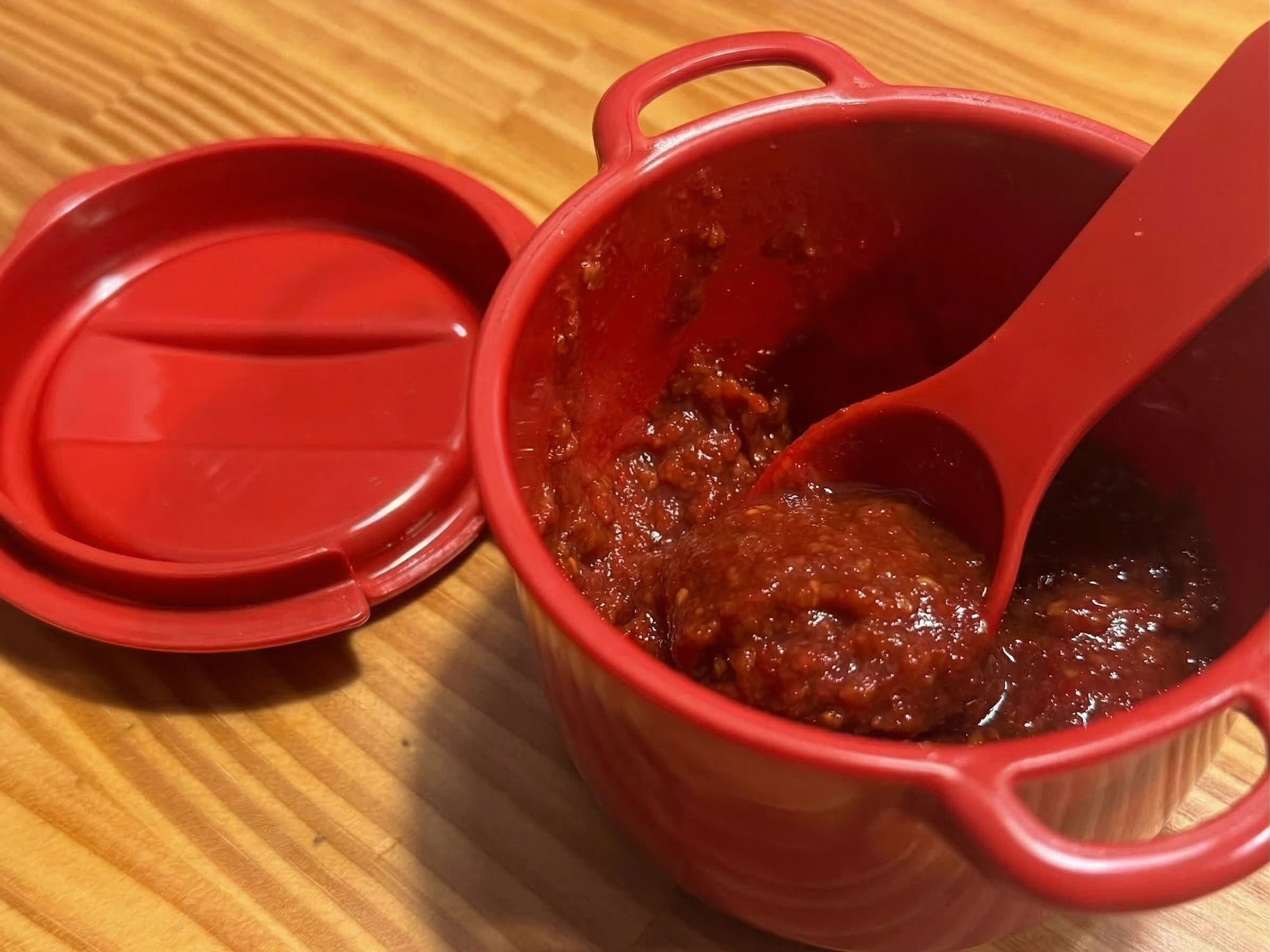 ネギ入りラーメン特写